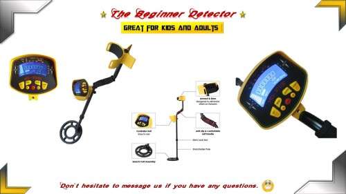 MD3010II Gold,Metal Detector - KIDS/ADULTS