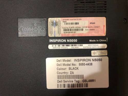 Dell i5 N5050 Laptop, 8GB Ram, 640GB, 2.4Ghz