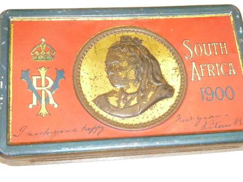 Boer War , Queen Victoria Chocolate Box  1900