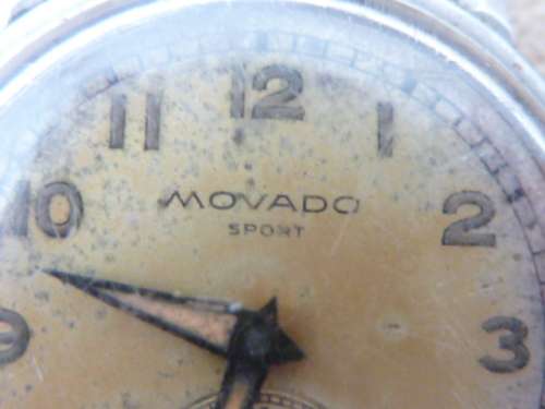 MOVADO SPORT Men's Wrist Watch (WORKING)  needs strap