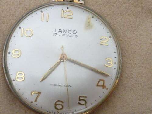 LANCO  17 jewels Pendant Pocket Watch (Working)  scarcely Found