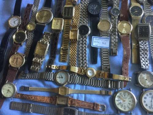 Watches (JOB LOT). Watches need TLC , or used for Parts , straps etc