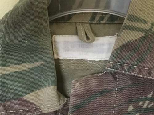 RHODESIAN Camouflage Jacket worn during the 1970¿s Bush Terrorist War