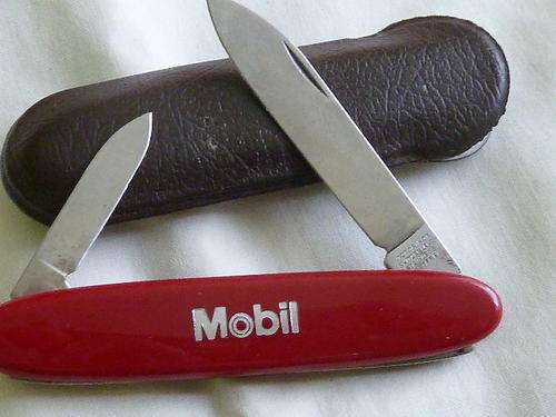 Mobil Petroleum Swiss- Army Pen Knive