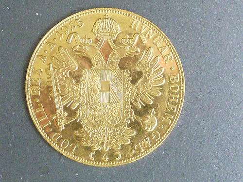 GOLD Austrian 4 Ducats 1915 (Restrike) Gold Coin