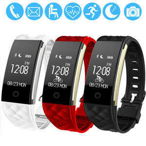 Waterproof S2 Heart Rate GPS Smart Bracelet Watch Wristband Sport Fitness Track