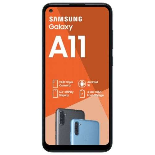 SAMSUNG A11 64GB DUAL SIM - BLACK