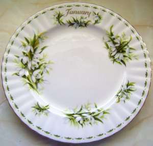 Royal   Albert   Flower  of  the  Month  " January"   Plate  C1970