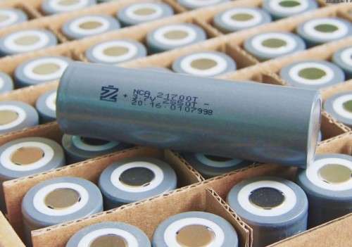 21700 5000mAh 3.7V Lithium-ion (Li-ion) cell battery KC certifified