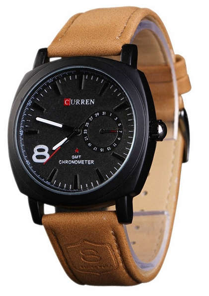 CURREN 8139 MEN'S WATCH BLACK DIAL