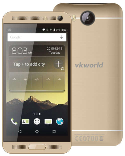 VKWORLD VK800X 8MP+5MP 5" ANDROID SMARTPHONE - TOPAZ GOLD (LOCAL STOCK)