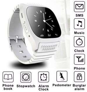 RWATCH M26 LATEST BLUETOOTH ANDROID SMARTWATCH - WHITE (LOCAL STOCK)