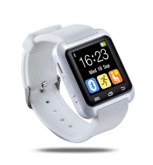 Bluetooth Smart Watch For Android & iPhone - White **LOCAL STOCK**