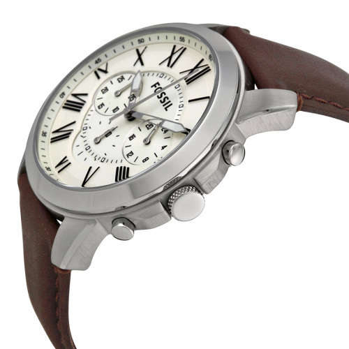 Fossil Grant Chronograph Leather Men's Watch