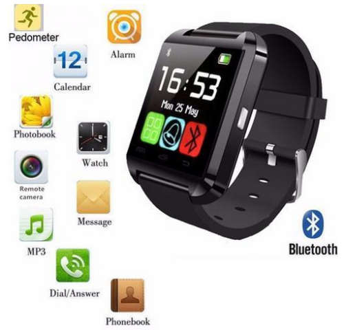U8 Bluetooth Smart Watch - BLACK ONLY **LOCAL STOCK** PLEASE READ
