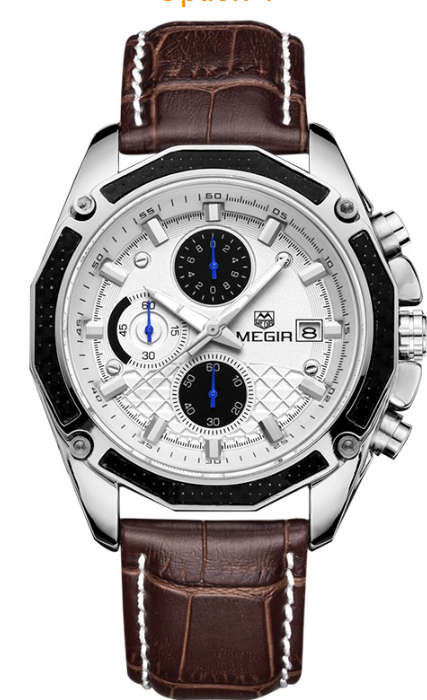 Megir Quartz Men Watch CHOICE OF 5 DIFFERENT MODELS