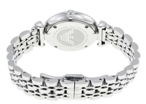 #BRAND NEW# EMPORIO ARMANI Classic Mother of Pearl Dial Ladies Watch