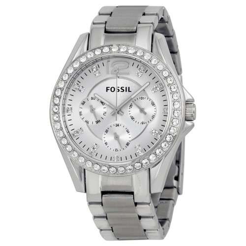 Fossil Riley Silver Ladies Watch