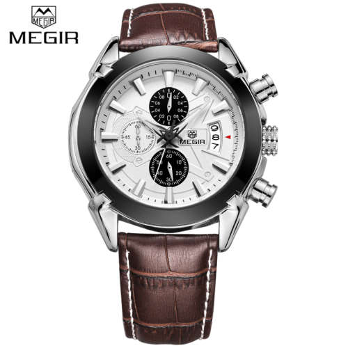 Megir Brown Men's Chronograph Watch