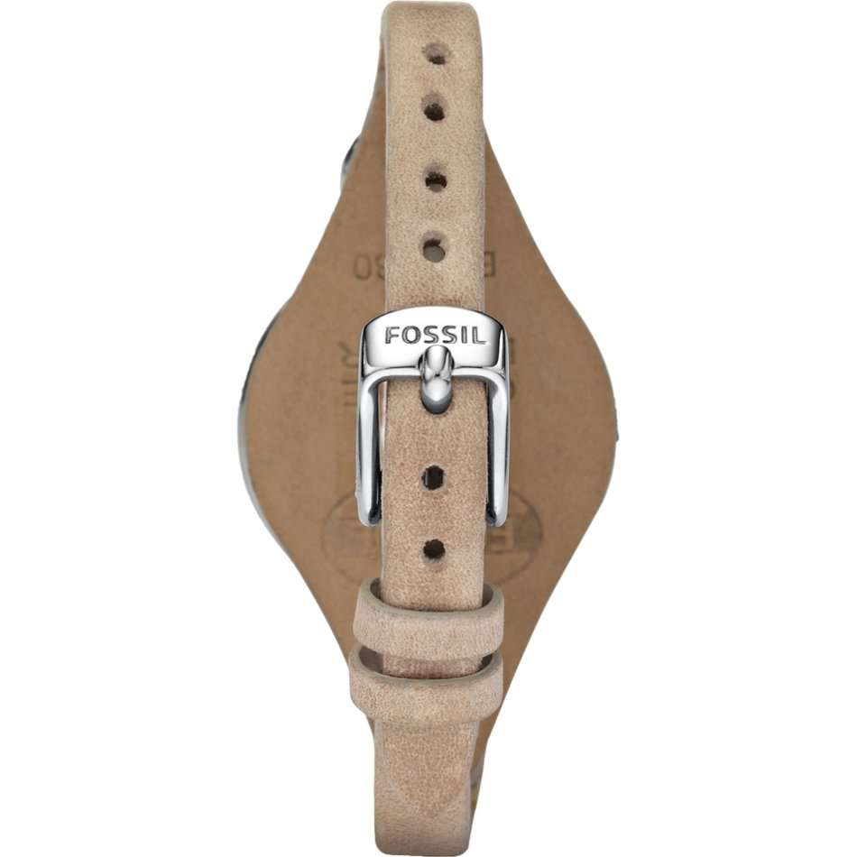 Fossil Ladies Georgia Sand Leather Strap Watch