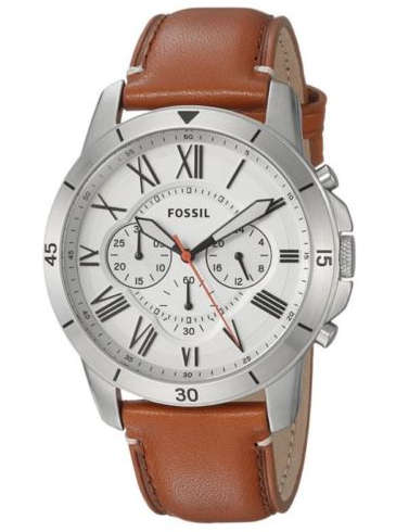 Fossil Grant Chronograph Tan Leather Men's Watch