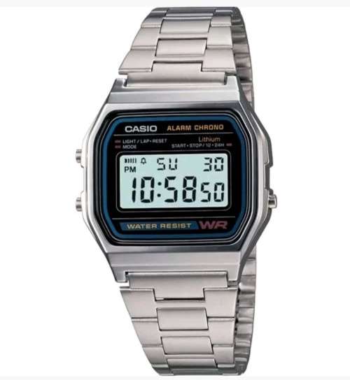 Casio A158WA-1 Classic digital watch, Chronograph