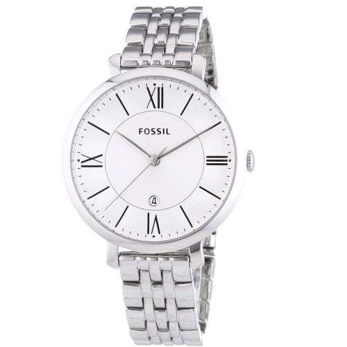 Fossil Ladies Jacqueline Stainless Steel Watch ES3433 - LAST ONE