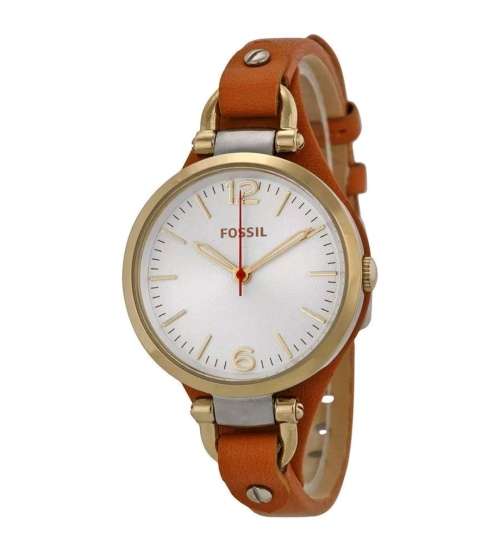 Fossil Georgia Brown Leather Quartz Fashion Watch