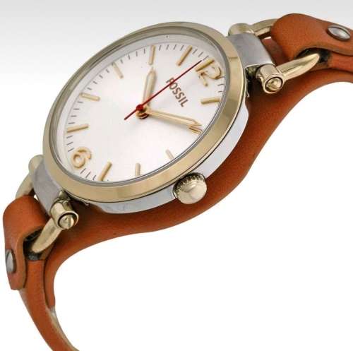 Fossil Georgia Brown Leather Quartz Fashion Watch