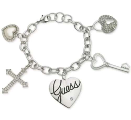 GUESS ladies silver-tone bracelet