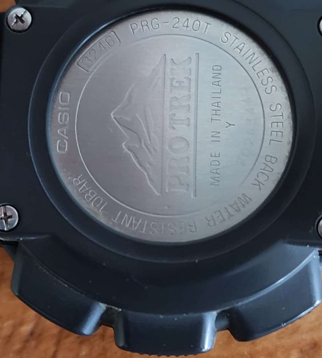 Casio Mens PRG-240T-7DR Protrek Titanium Triple Sensor Extreme Outdoor Watch