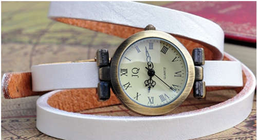 Leather Wrap Watch