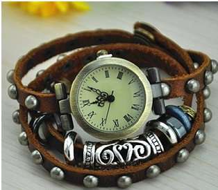 Leather Wrist Watch
