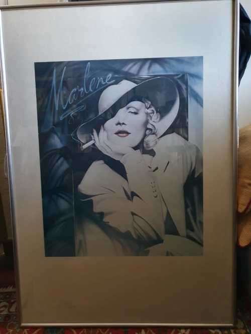 Marlene Dietrich Framed Poster