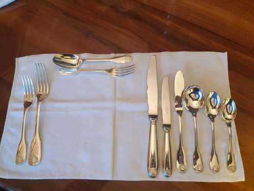 120-piece Christofle Silver Cutlery Canteen