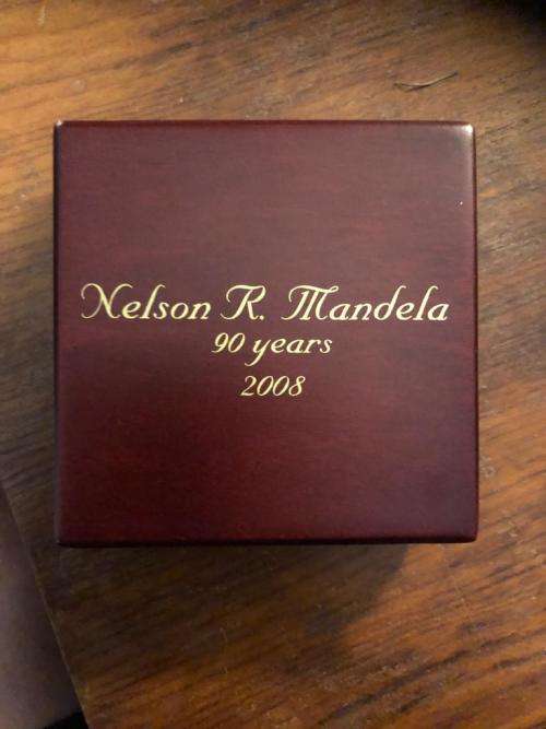 2008 1/10 oz platinum Mandela coin