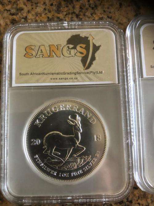 2018 silver krugerrand Ms70