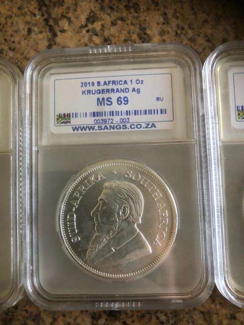 2019 1 oz krugerrand ms69