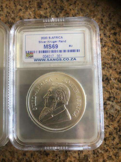 2020 1 oz krugerrand ms 69