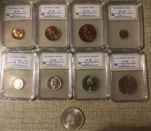 1952 set all is graded except the 5 shilling