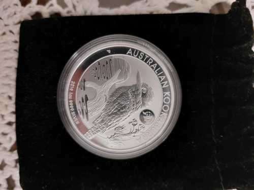 Rare 2019 silver 1 ounce kookaburra with panda privy