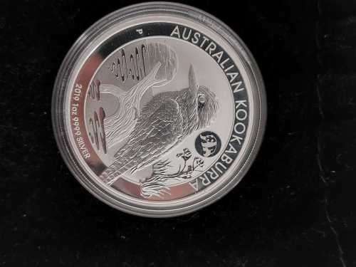 Rare 2019 silver 1 ounce kookaburra with panda privy