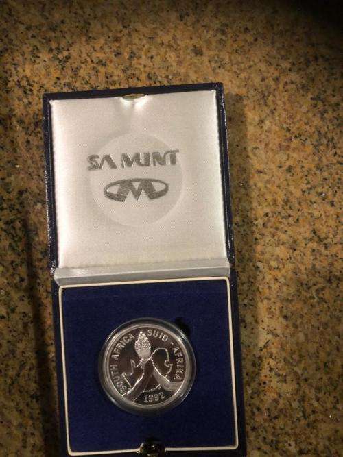 1992 Barcelona 1 oz silver