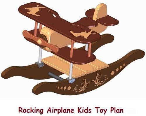 (E-Book)Rocking Airplane Kids Toy Plan