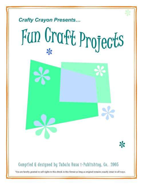 (E-Book)Fun Craft Projects
