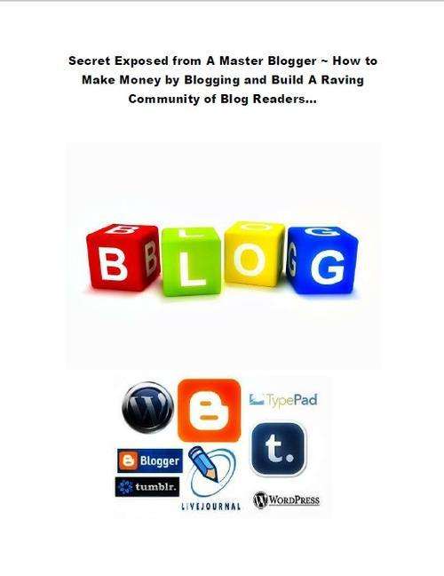 (E-Book)How To Make Money by Blogging