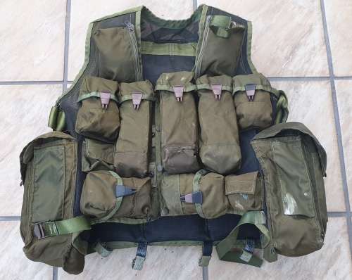 SADF Recce Niemoller vest with build in Hot Extraction Harness. Rare!