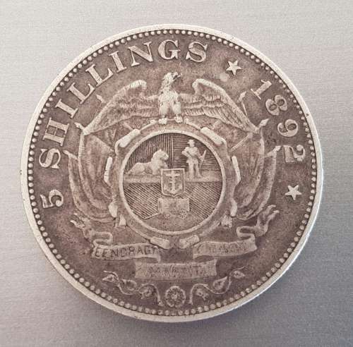 1892 ZAR 5 SHILLINGS