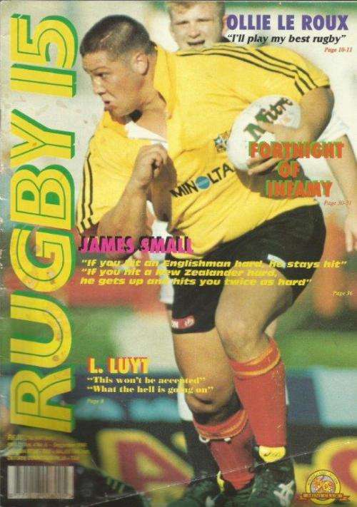 RUGBY 15 MAGAZINE - OLLIE LE ROUX - SEPTEMBER 1994