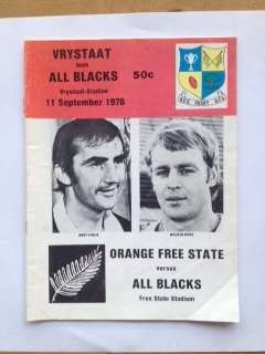 ALL BLACKS VS FREE STATE 1976